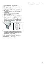 Preview for 15 page of Bosch WTR85V91CL Installation And Operating Instructions Manual