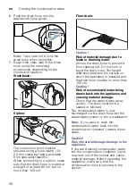 Preview for 36 page of Bosch WTR85VH0 Installation And Operating Instructions Manual