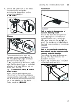 Preview for 45 page of Bosch WTU876BHSN Installation And Operating Instructions Manual