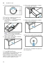 Preview for 54 page of Bosch WTU876BHSN Installation And Operating Instructions Manual