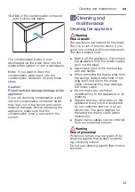 Preview for 49 page of Bosch WTU87RH1ES Installation And Operating Instructions Manual