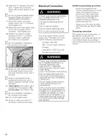 Preview for 14 page of Bosch WTVC533SUS Operating And Installation Instructions