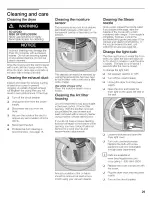 Preview for 29 page of Bosch WTVC533SUS Operating And Installation Instructions