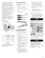 Preview for 41 page of Bosch WTVC533SUS Operating And Installation Instructions