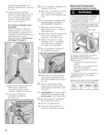 Preview for 14 page of Bosch WTVC8530UC - Vision 800 Series Gas Dryer Operating And Installation Instructions