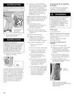 Preview for 42 page of Bosch WTVC8530UC - Vision 800 Series Gas Dryer Operating And Installation Instructions