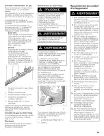 Preview for 49 page of Bosch WTVC8530UC - Vision 800 Series Gas Dryer Operating And Installation Instructions