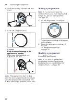 Preview for 30 page of Bosch WTW87660GB Installation And Operating Instructions Manual