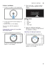 Preview for 35 page of Bosch WTW87660GB Installation And Operating Instructions Manual