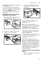 Preview for 45 page of Bosch WTW87660GB Installation And Operating Instructions Manual