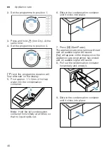 Preview for 46 page of Bosch WTW87660GB Installation And Operating Instructions Manual