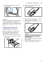 Preview for 37 page of Bosch WTW87F91CH Installation And Operating Instructions Manual