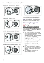 Preview for 18 page of Bosch WTX87EH0ES Installation And Operating Instructions Manual