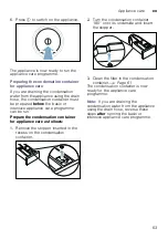 Preview for 63 page of Bosch WTX87EH0ES Installation And Operating Instructions Manual