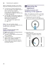 Preview for 28 page of Bosch WTX87P90IL Installation And Operating Instructions Manual