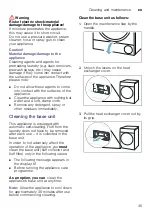 Preview for 45 page of Bosch WTX87P90IL Installation And Operating Instructions Manual