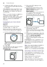 Preview for 34 page of Bosch WTX8HKP9SN Installation And Operating Instructions Manual