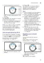 Preview for 35 page of Bosch WTX8HKP9SN Installation And Operating Instructions Manual