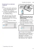 Preview for 31 page of Bosch WTY88898SN Installation And Operating Instructions Manual