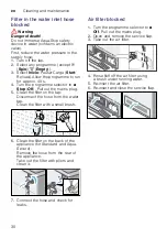 Preview for 30 page of Bosch WVH30547EP Instruction Manual And Installation Instructions