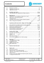 Preview for 3 page of Boschert EAGLE Operating Instructions And Spare Parts List