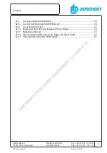 Preview for 4 page of Boschert EAGLE Operating Instructions And Spare Parts List