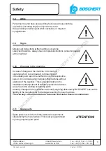 Preview for 9 page of Boschert EAGLE Operating Instructions And Spare Parts List