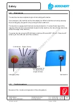 Preview for 10 page of Boschert EAGLE Operating Instructions And Spare Parts List