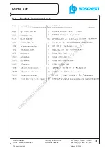 Preview for 36 page of Boschert EAGLE Operating Instructions And Spare Parts List