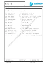 Preview for 41 page of Boschert EAGLE Operating Instructions And Spare Parts List