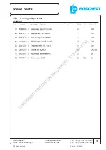 Preview for 56 page of Boschert EAGLE Operating Instructions And Spare Parts List