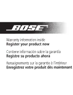 Preview for 21 page of Bose 714924-0020 Programming Manual