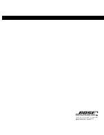 Preview for 22 page of Bose Acoustimass 5 Series III Owner'S Manual