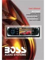 Boss Audio Systems BV7250T User Manual preview