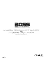 Preview for 28 page of Boss Industrial ES7T20 Owner'S Manual