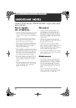 Preview for 10 page of Boss Dr. Rhythm DR-670 Owner'S Manual