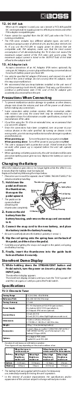 Preview for 3 page of Boss tu-3 User Manual