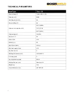 Preview for 8 page of BossWeld TREO 175 User Manual