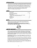 Preview for 2 page of Bostitch 103618REVE Operation And Maintenance Manual