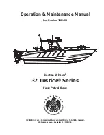 Boston Whaler 37 Justice Series Operation & Maintenance Manual preview