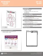 Preview for 1 page of BOWMAN MP-035 Quick Start Manual