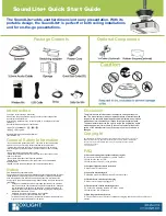 BOXLIGHT SoundLite+ Quick Start Manual preview