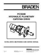 BRADEN PCD24B Installation Maintenance And Service Manual preview