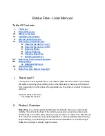 Preview for 1 page of Brake Free Smart Brake LED Light User Manual