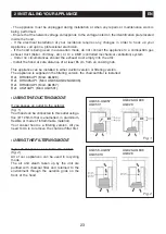 Preview for 23 page of Brandt AG826 Instructions For Installation And Use Manual