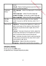 Preview for 25 page of Brandt BDVDP7X2 CARKIT Instruction Manual