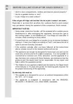 Preview for 27 page of Brandt BFC639YNX Instructions For Use Manual