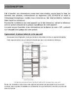 Preview for 8 page of Brandt BFC8560NW Instruction Manual