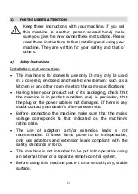 Preview for 15 page of Brandt CR1500NR Instruction Manual