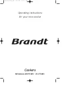 Brandt KE375WE1 Operating Instructions Manual preview